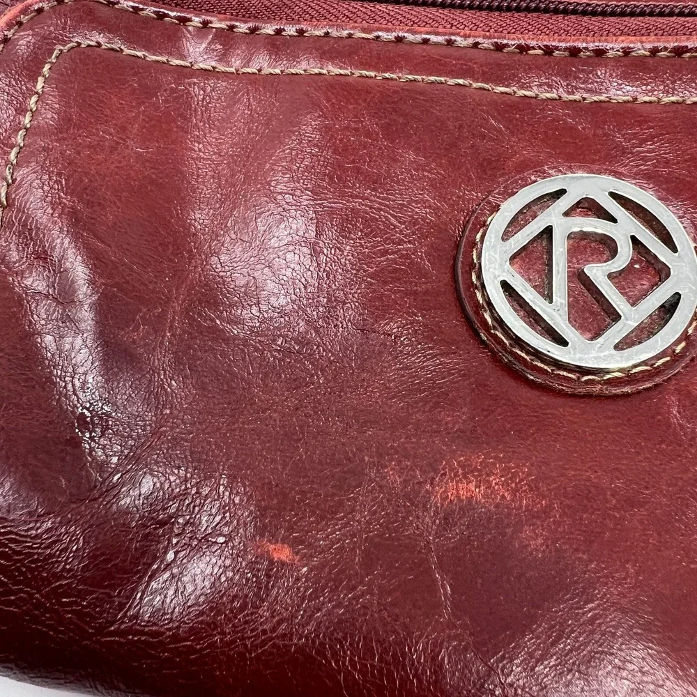 RELIC Small Leather Red Crossbody‎ Clutch Purse **NO strap